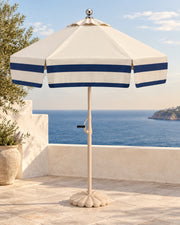 Riviera Navy Double-Stripe Umbrella