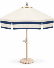 Riviera Navy Double-Stripe Umbrella