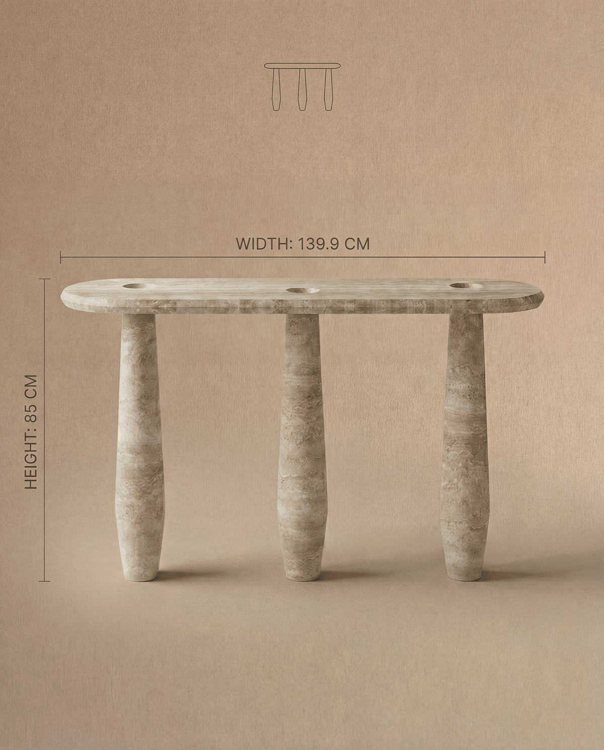 كونسول Dolmen Console Table