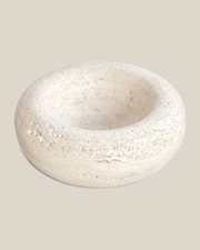 CONTOUR BOWL IN TRAVERTINE