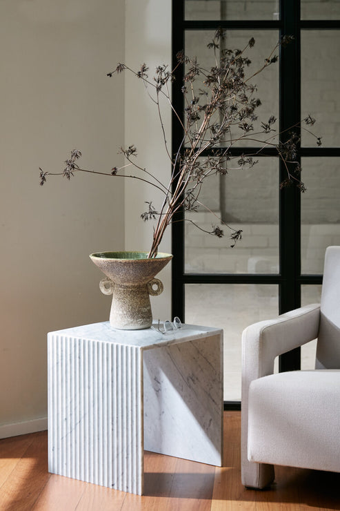 طاولة جانبية FLUTED Side Table