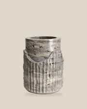 Colesseum Short Travertine Silver Angle 01