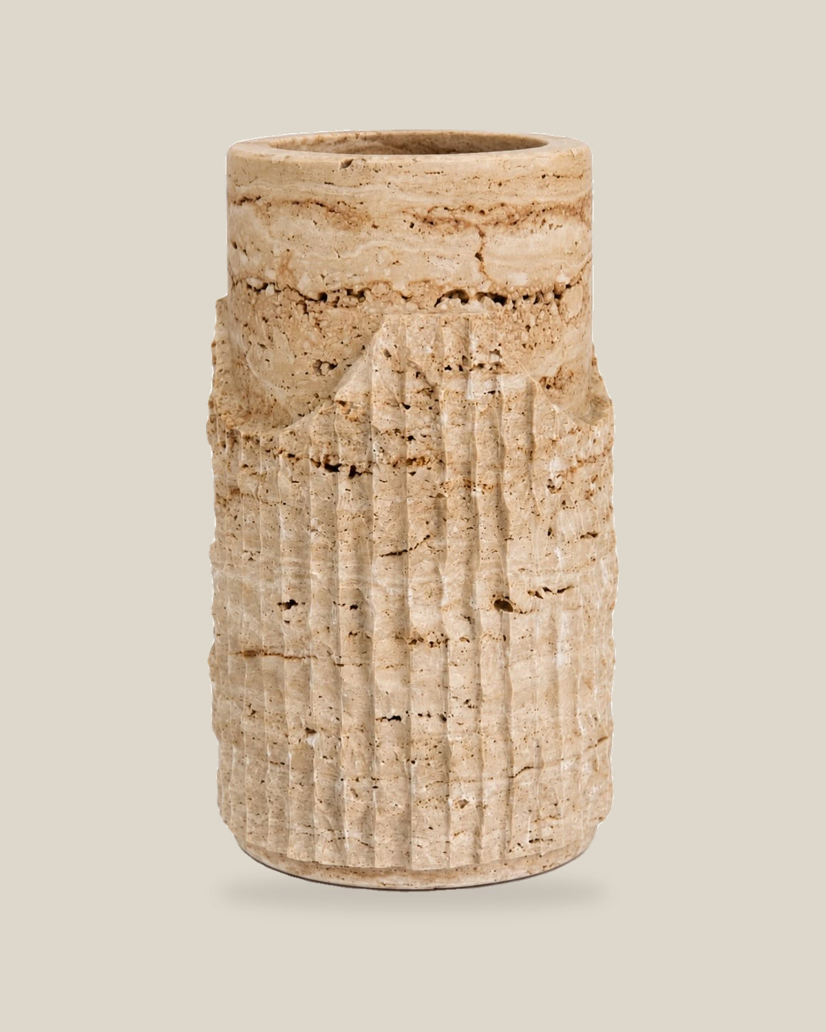 Colesseum Tall Travertine Beige Angle 01