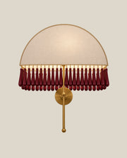 DROPLET Wall Sconce by LaLuz — Burgundy Front