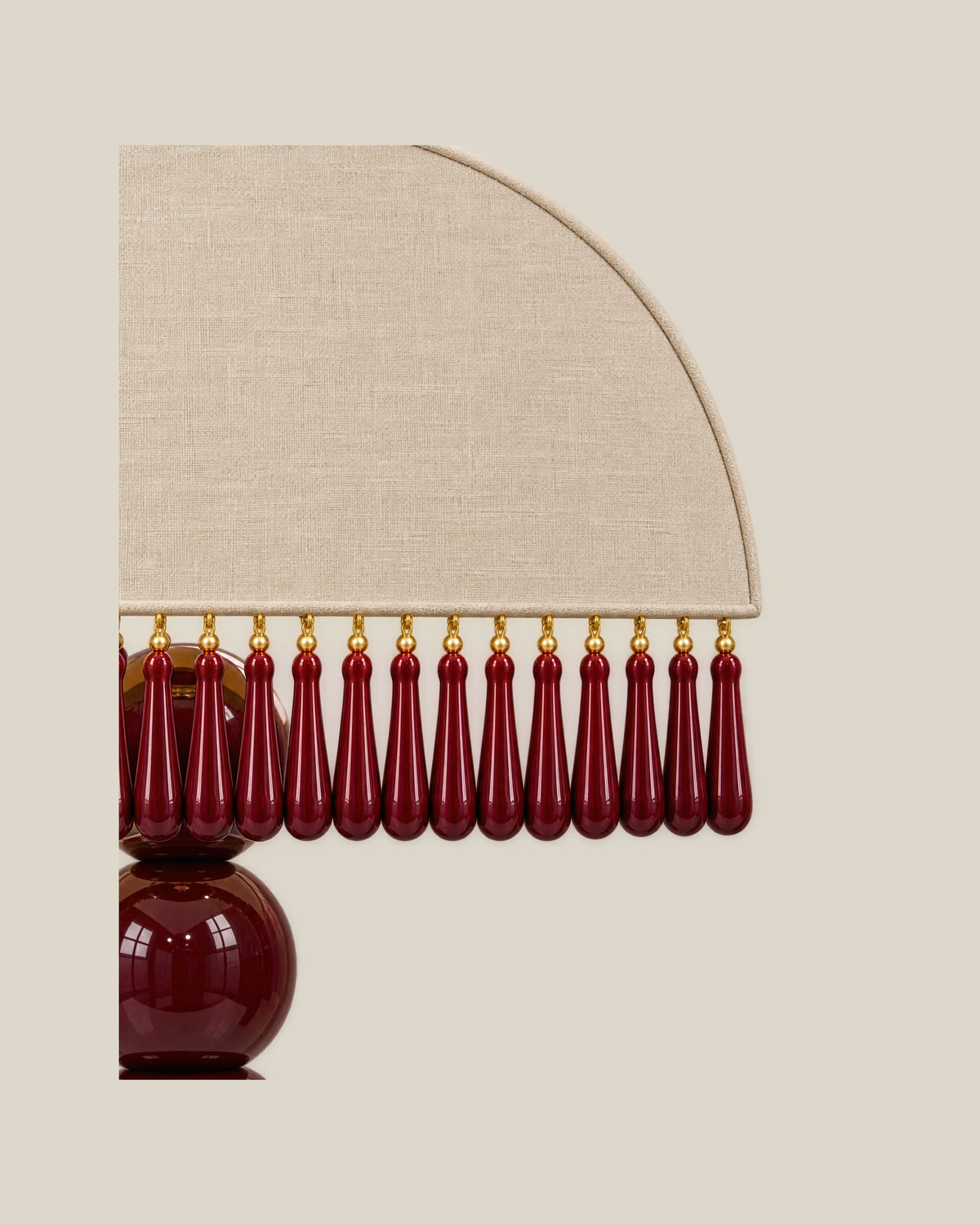 DROPLET Floor Lamp by LaLuz — Fabric Detail