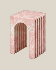 Pink Marble Side Table — supplied product view 5 on Bone