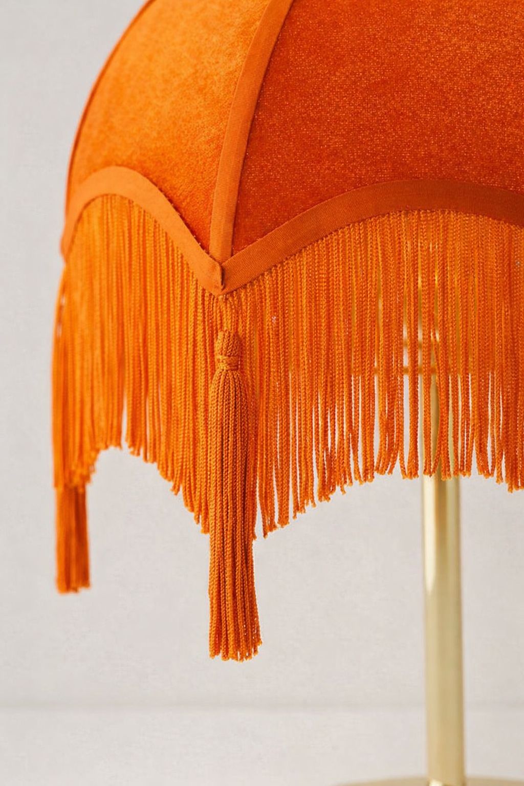 Vintage Velvet Table Lamp