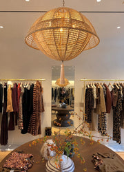 Orbit Bamboo Chandelier
