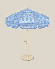 Azure Mosaic Umbrella — Azure Blue Front