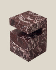 Cookie Side Table - rosso angle 4