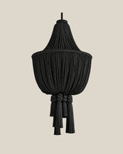 LA LUZ BRAIDELLE Pendant — Classic Black Front
