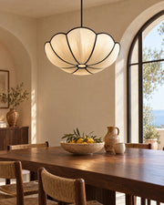 LA LUZ FLORA Pendant Chandelier — Black Lifestyle