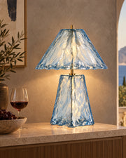 LA LUZ GLACÉ Table Lamp — Blue Lifestyle