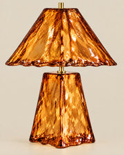 LA LUZ GLACÉ Table Lamp — Deep Amber Studio