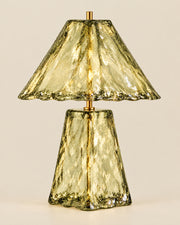 LA LUZ GLACÉ Table Lamp — Olive Green Studio