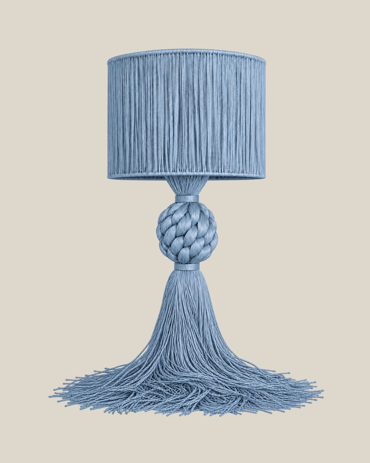 LA LUZ MUSE Table Lamp — Baby Blue Front
