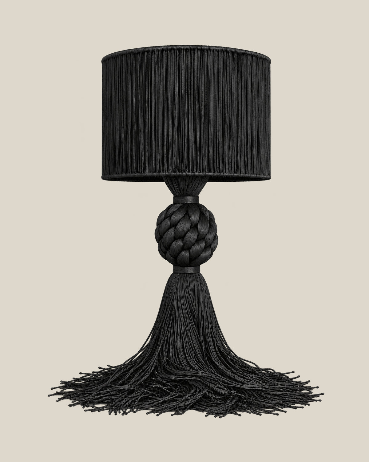 LA LUZ MUSE Table Lamp — Black Front
