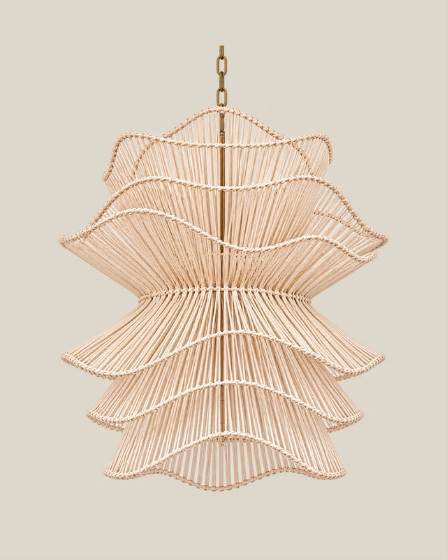 RUFFLE Bamboo Chandelier