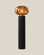 LA LUZ SOLARA Floor Lamp — Classic Black Front