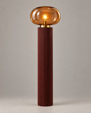 LA LUZ SOLARA Floor Lamp — Dark Burgundy Studio