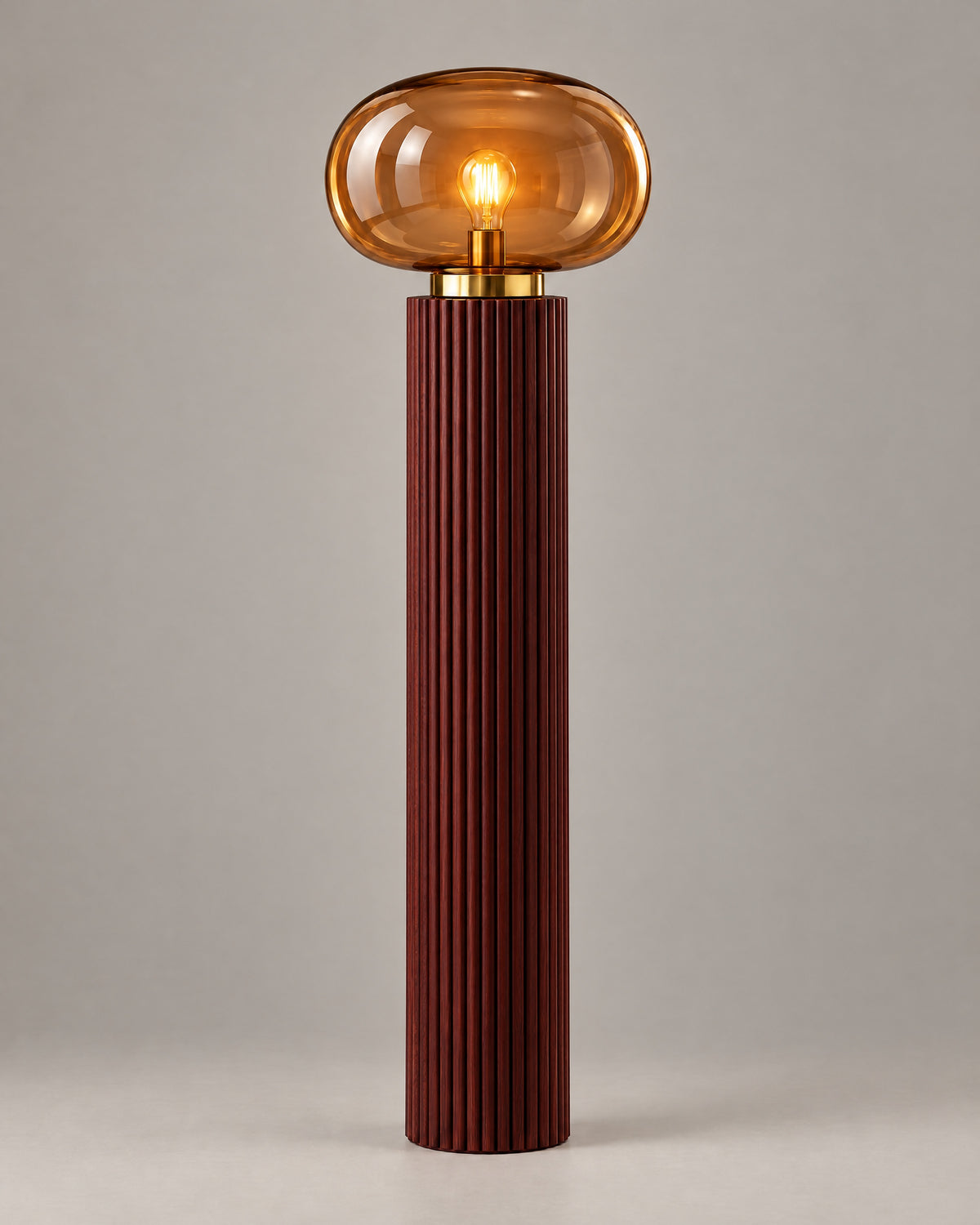 LA LUZ SOLARA Floor Lamp — Dark Burgundy Studio