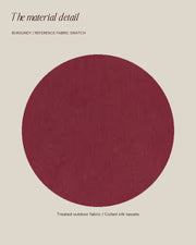 Ripple Edge Umbrella — Burgundy Material Swatch