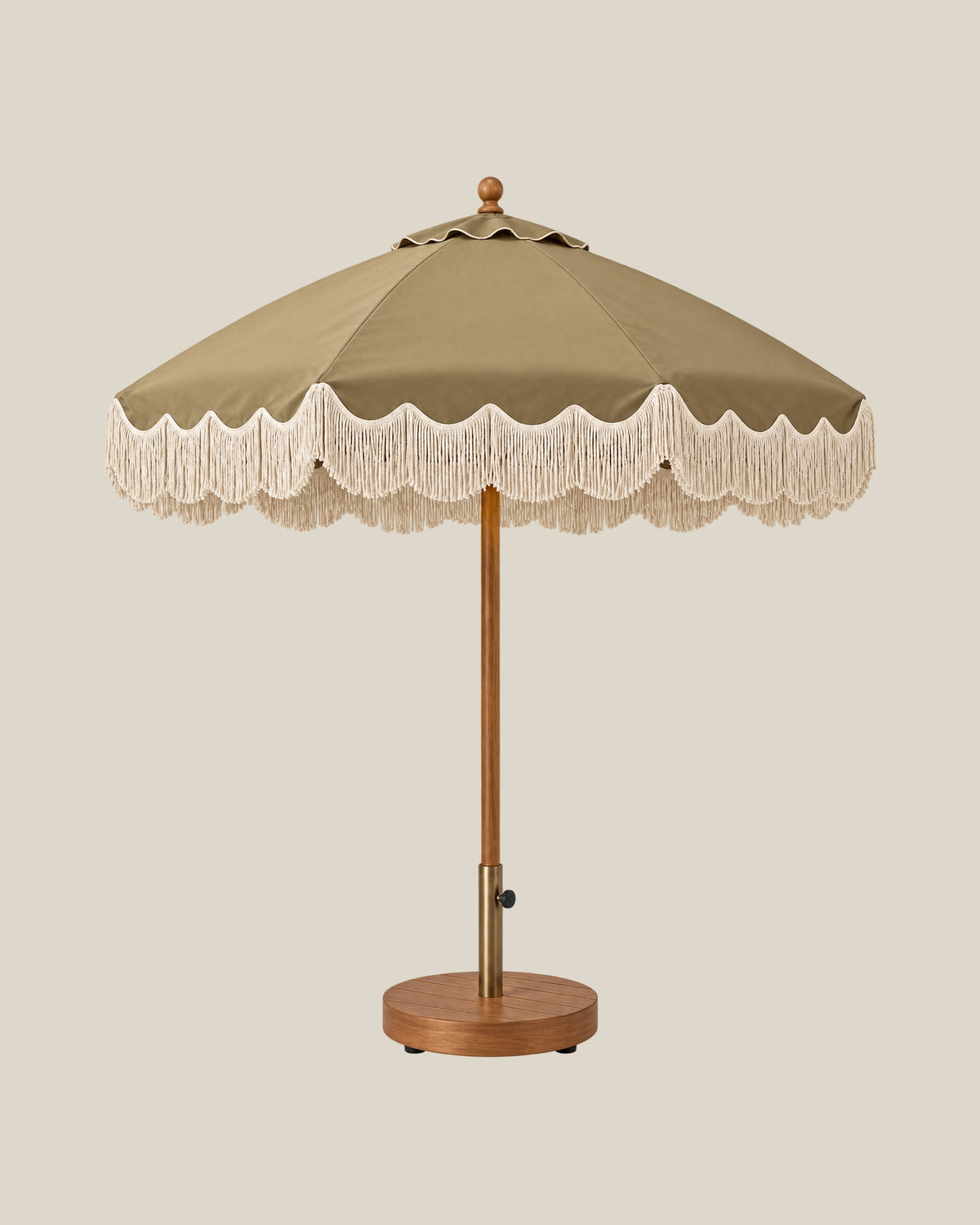 Ripple Edge Umbrella — Sand Front