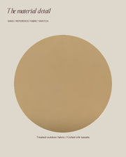 Ripple Edge Umbrella — Sand Material Swatch
