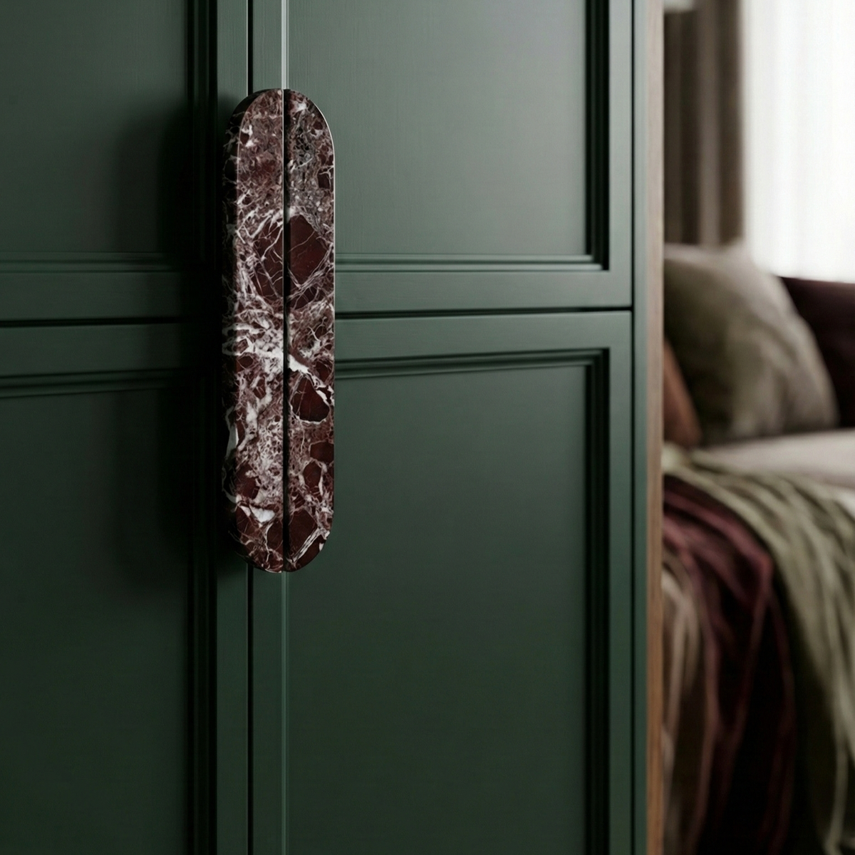 مقبض باب Marble Door Handle Oval